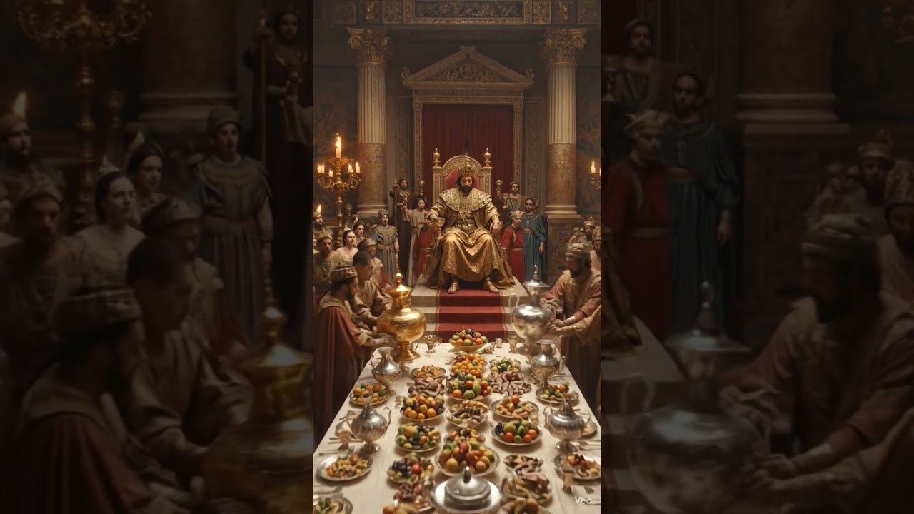 Belshazzar King of Babylon Commits Sacrilege
