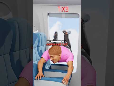 Tirer la porte de secours d'un avion ✈️