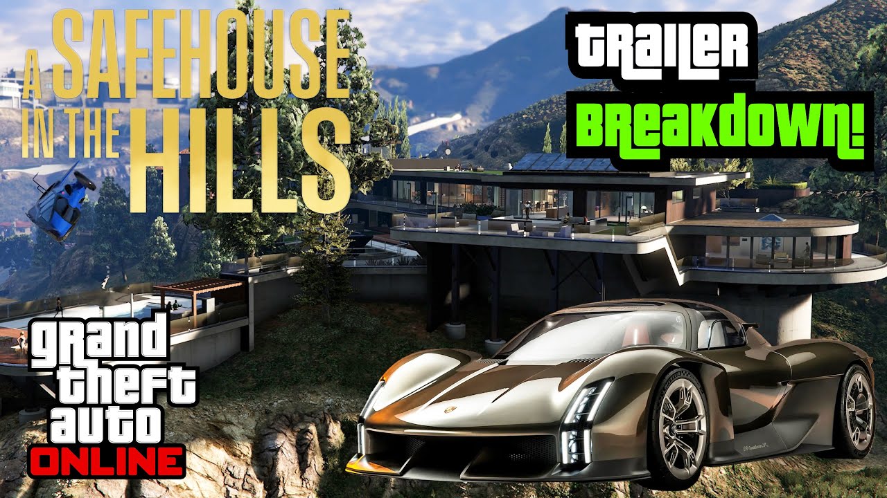 GTA 5 - Mansion DLC TRAILER BREAKDOWN! | A Safehouse In The Hills DLC