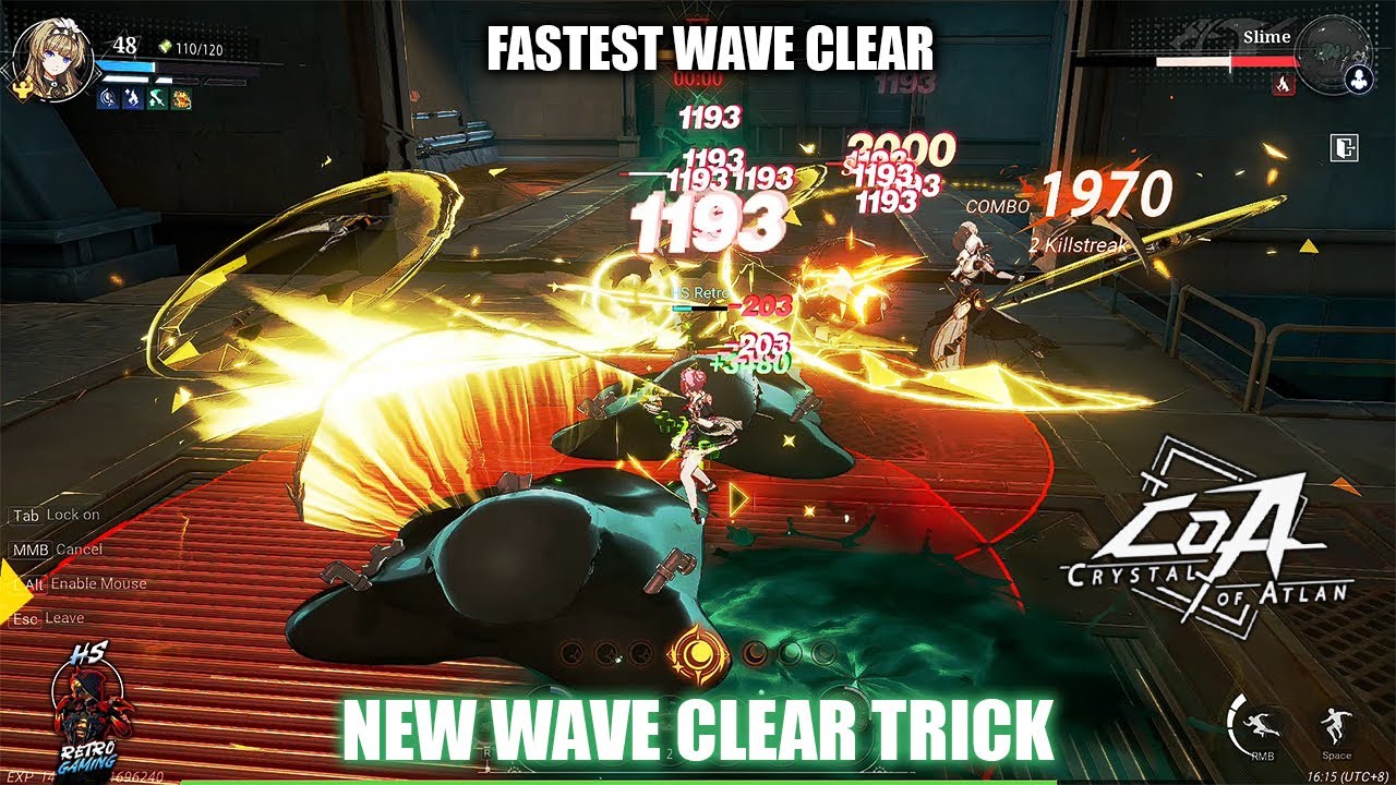 Fast Wave Clearing Tips in Crystal of Atlan 🌊