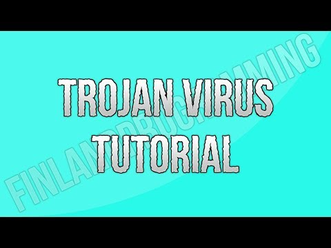 How to make a trojan virus in notepad