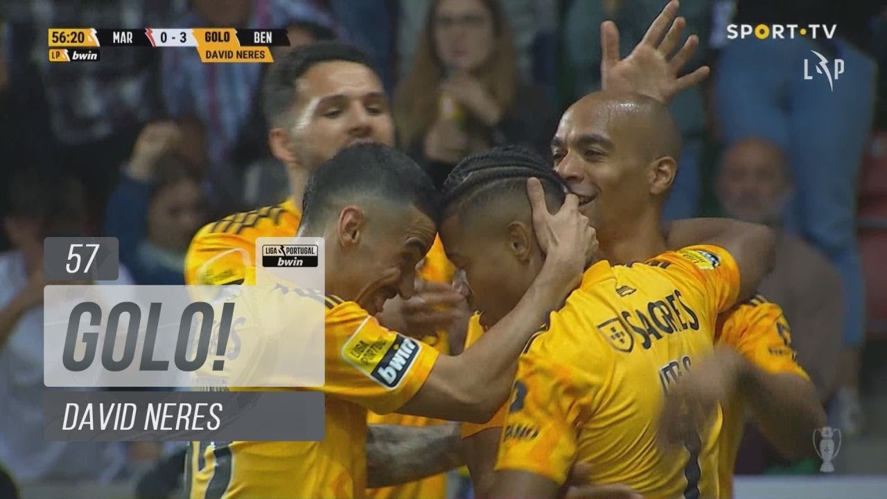 Golo de David Neres leva Benfica à vitória contra Marítimo na Liga Portugal 22/23 ⚽