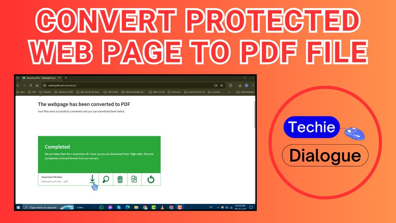 Easily Convert Protected Web Pages to PDF 📄