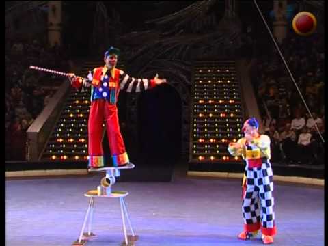 Clowns Performing with Rola-bola 🤡