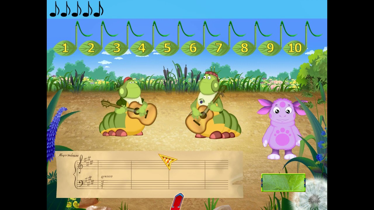 Лунтик: Вупсень и Пупсень поют цифры на английском языке