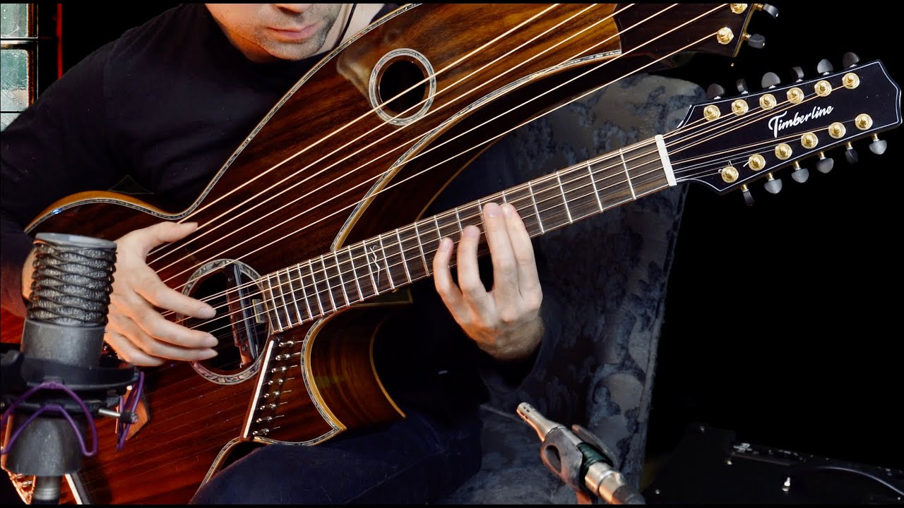 Hallelujah on 26-String Harp Guitar 🎶