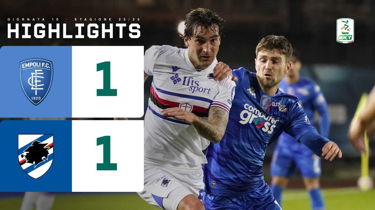 Empoli vs Sampdoria 1-1: Exciting Draw Highlights from Castellani 🏟️