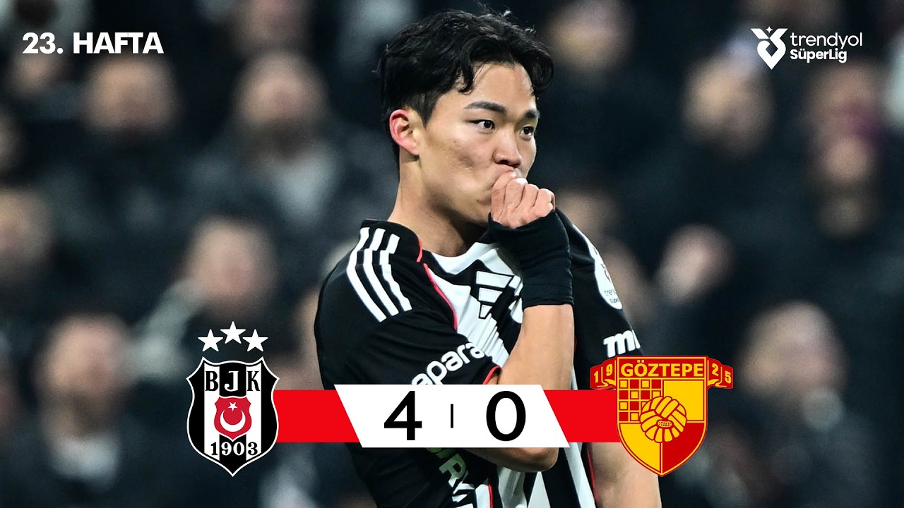 Beşiktaş (4-0) Göztepe - Highlights/Özet | Trendyol Süper Lig - 2025/26