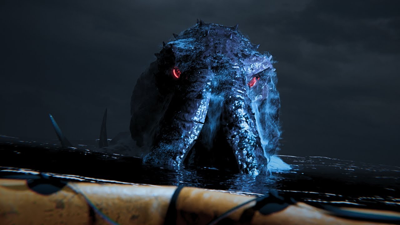 Cthulhu Encounter in Ocean (Thalassophobia Animation)