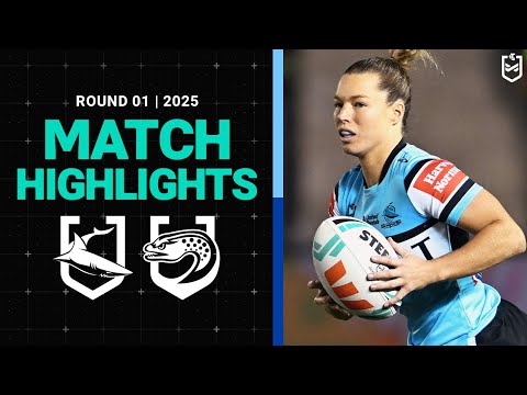 2025 NRLW Match Highlights | Sharks v Eels | Round 1