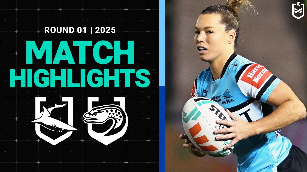 2025 NRLW Round 1 Highlights: Sharks vs Eels π