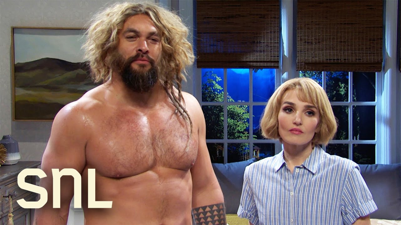 Cast Away Parody on SNL with Momoa & Fineman 🎬