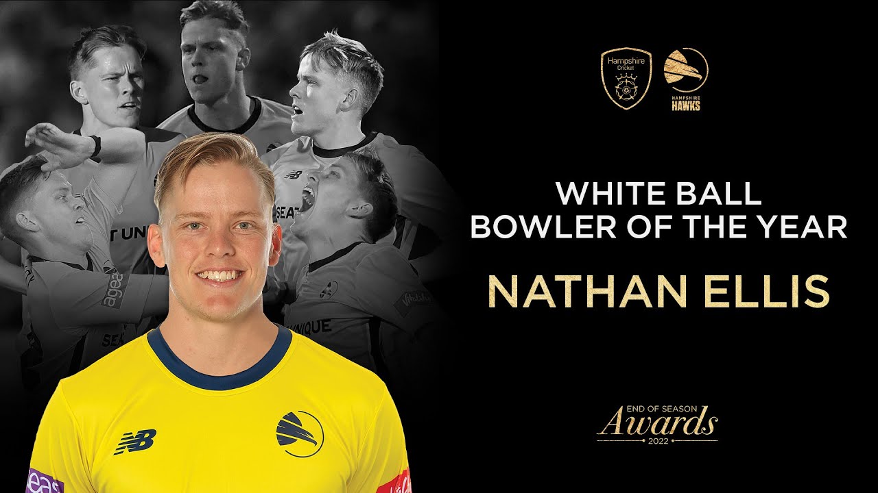 Hampshire Cricket 2022 White Ball Bowler of the Year: Nathan Ellis