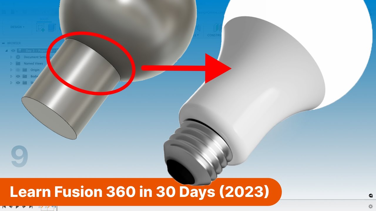 Day 9 Fusion 360 Day 9: Beginner's 2023 Guide 🛠️
