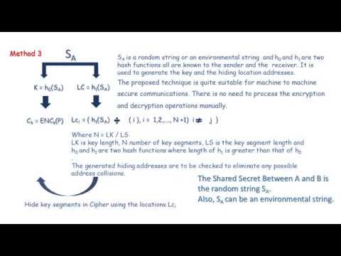 Encryption Key Distribution Utilizing Steganography