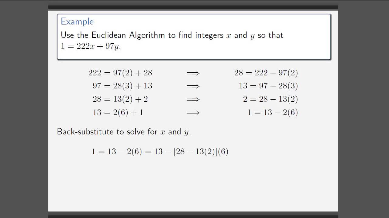 Master the Extended Euclidean Algorithm to Find gcd and Coefficients 🔍