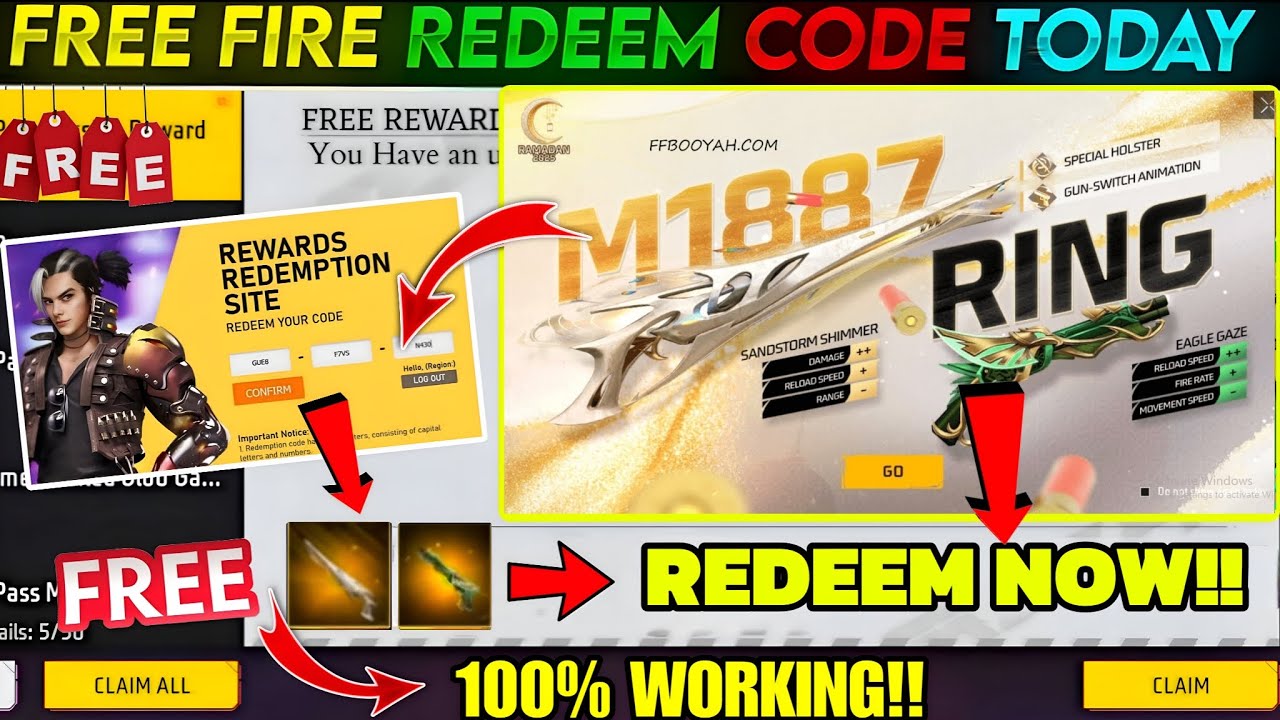 Free Fire Redeem Code for March 13 ๐