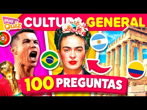 100 Preguntas de Cultura general 🌎 #4 ¿Cuánto Sabes? 🤓 Play Quiz de Cultura | Preguntas y Respuestas
