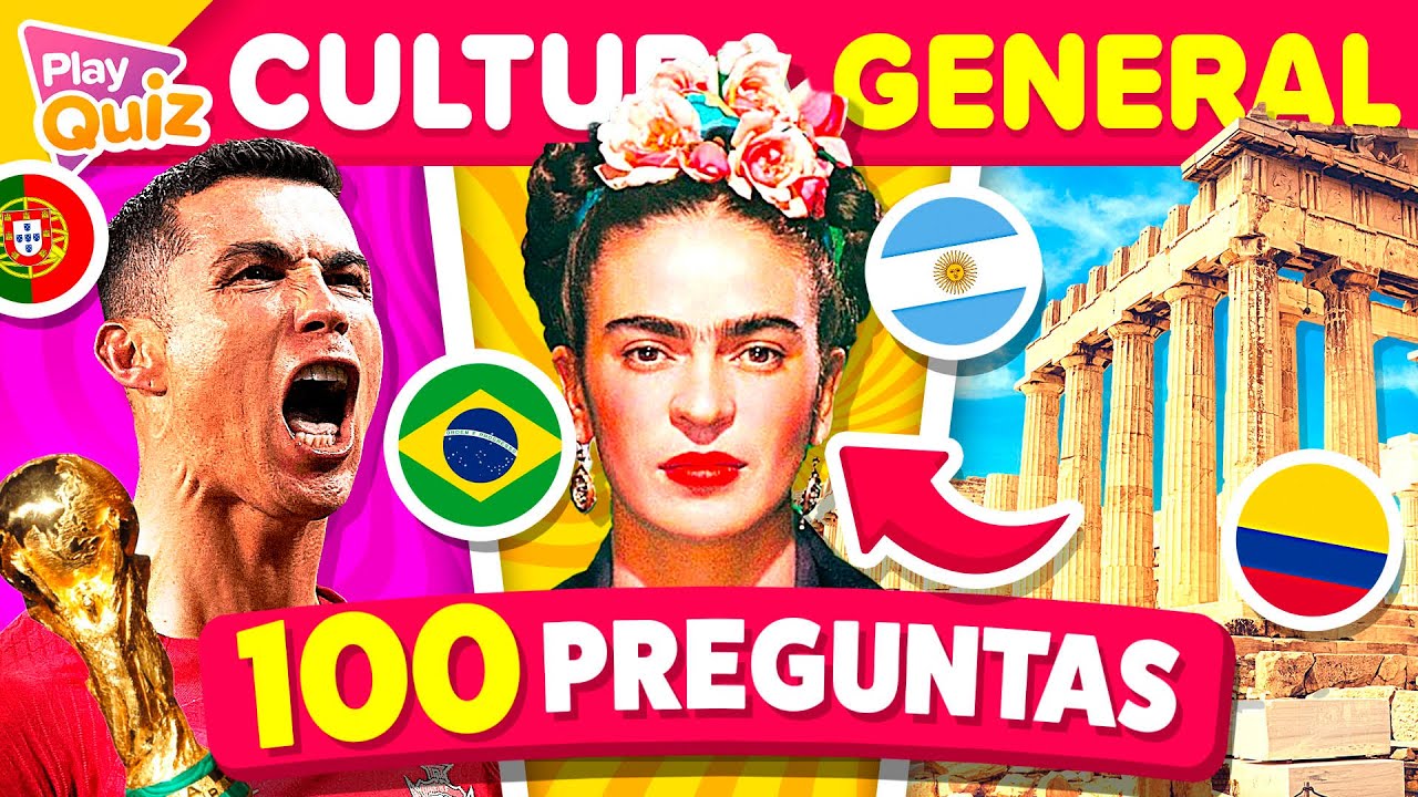 100 Preguntas de Cultura General 🌎 #4: ¿Cuánto Sabes?