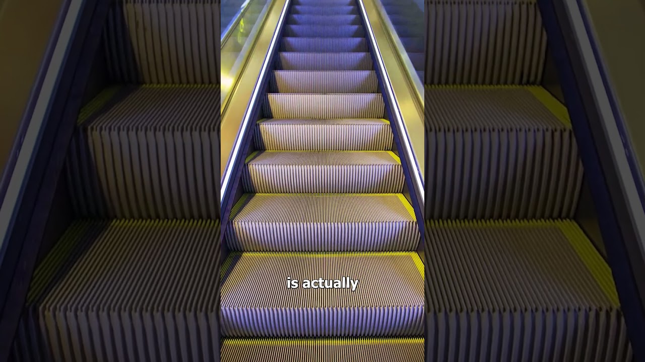 Why Escalator Steps Have Grooves 🛗