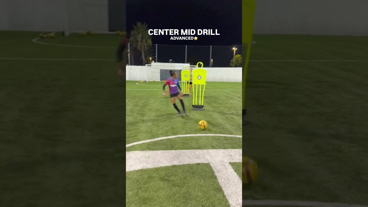 Center Mid Soccer Drill ⚽️