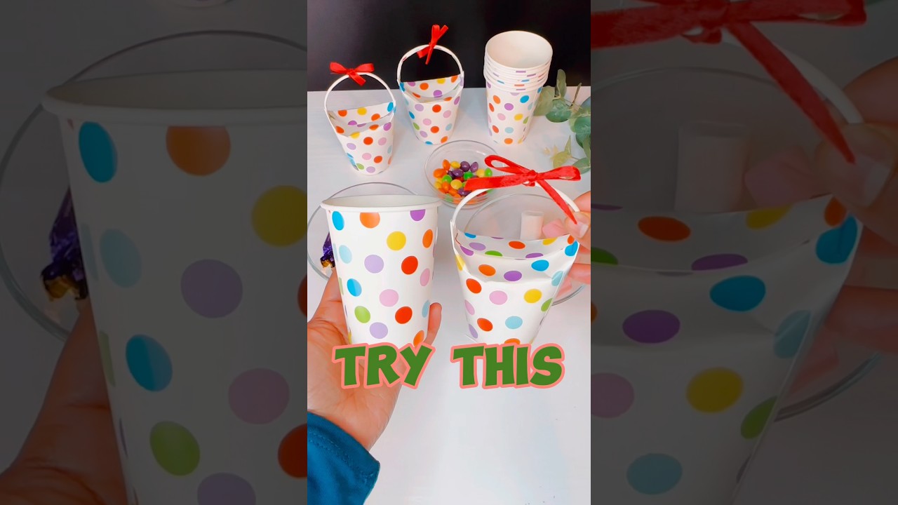 Creative Party Favors Using Paper Cups 🎉