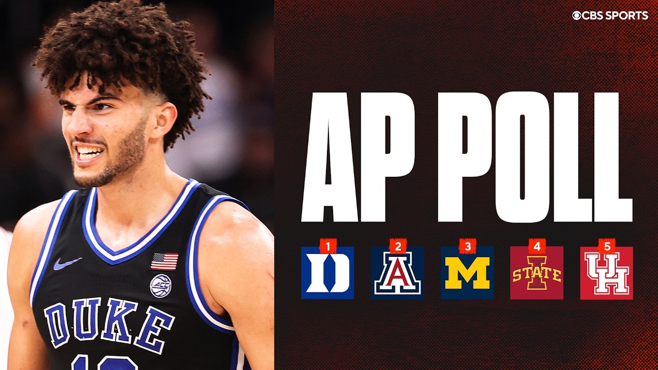 Duke Leads AP Top 25, Florida Enters Top 10 📈