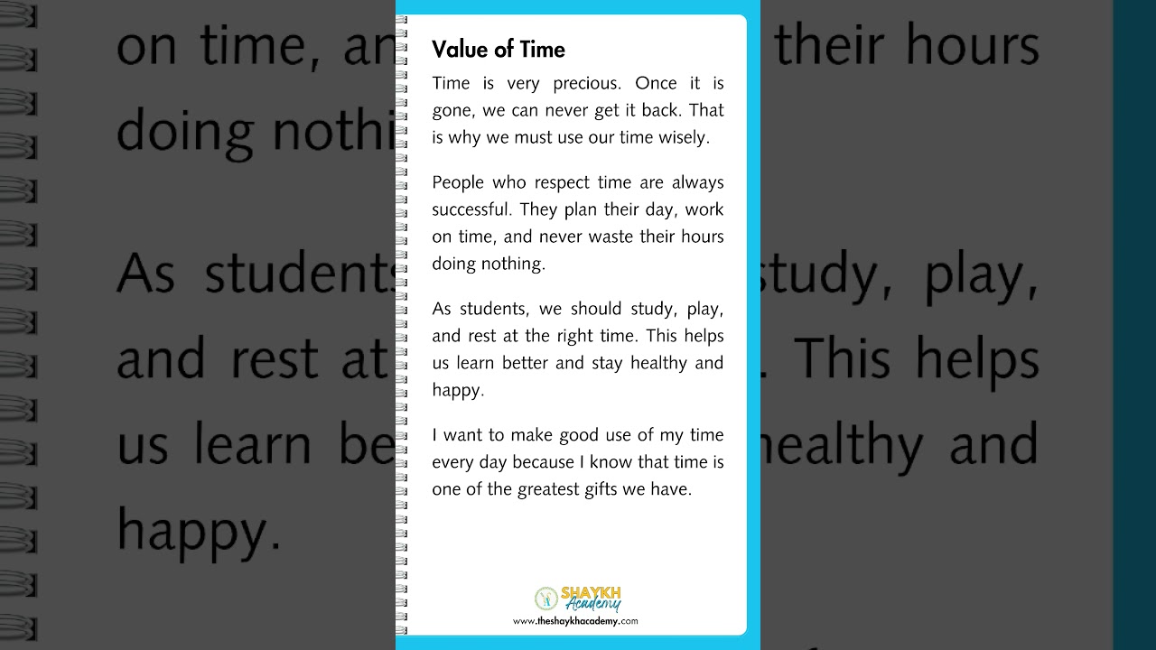 The Importance of Time 🕑