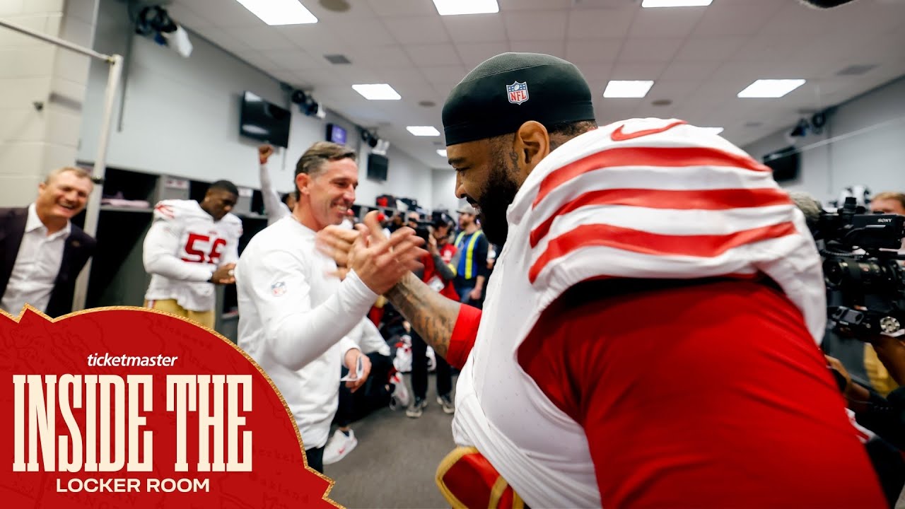 Inside 49ers Locker Room After Week 9 Win 🏈