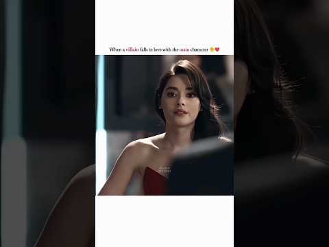 When a villan fall in love with main character ❤️🖤#turkishdrama #aynadakiyabancı #jeena #vendetta