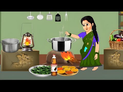 अमीर और गरीब बहू का खाना पकाने की प्रतियोगिता | Hindi kahaniya #saasbahu  @SRTVCartoon