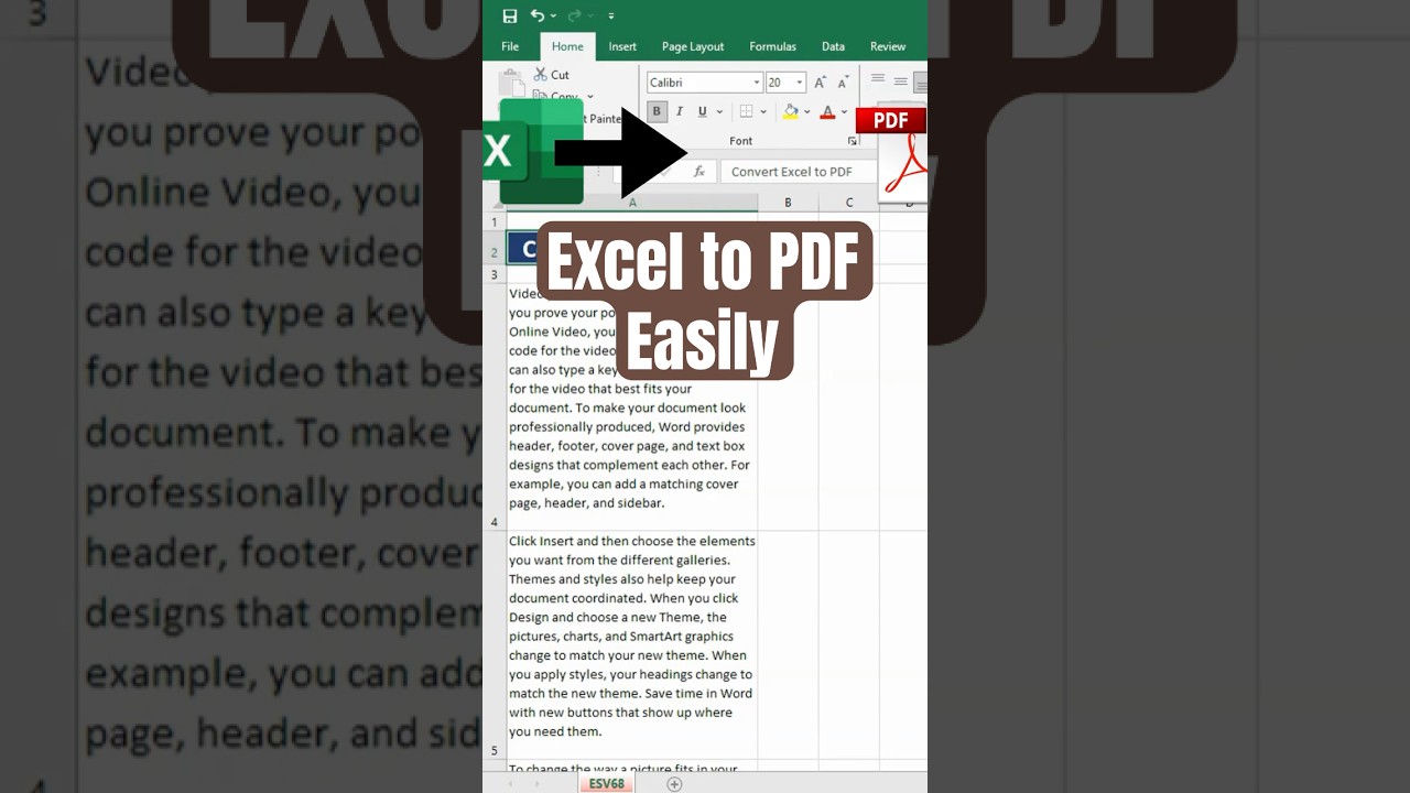 Easy Step-by-Step Guide to Convert Excel to PDF 📄
