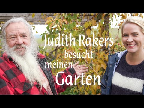 Judith Rakers besucht meinen Garten