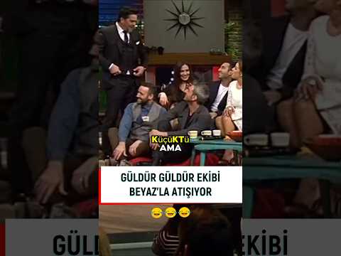 Beyaz'dan GÜLDÜR'en Atışma 😅 #komeditcom #beyazıtöztürk #güldürgüldür #komik #komedi #shorts
