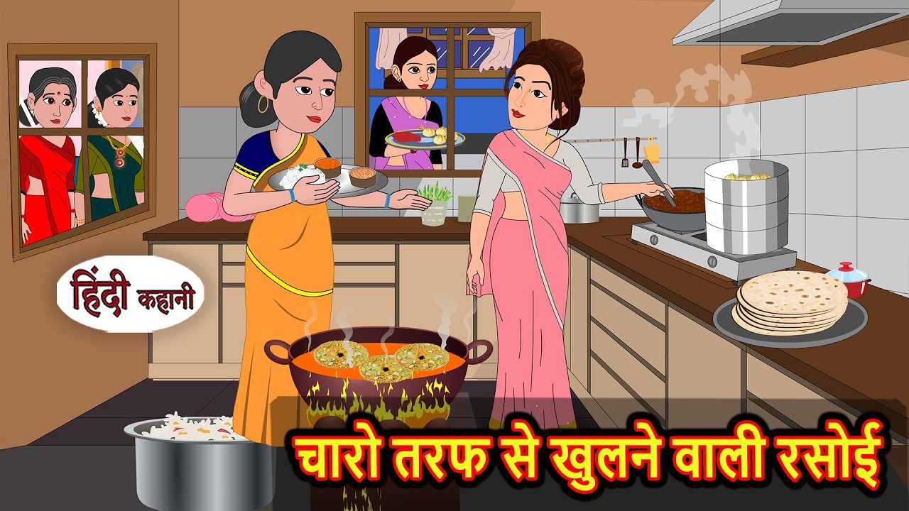चारों ओर से खुलने वाली रसोई | Hindi Moral Story