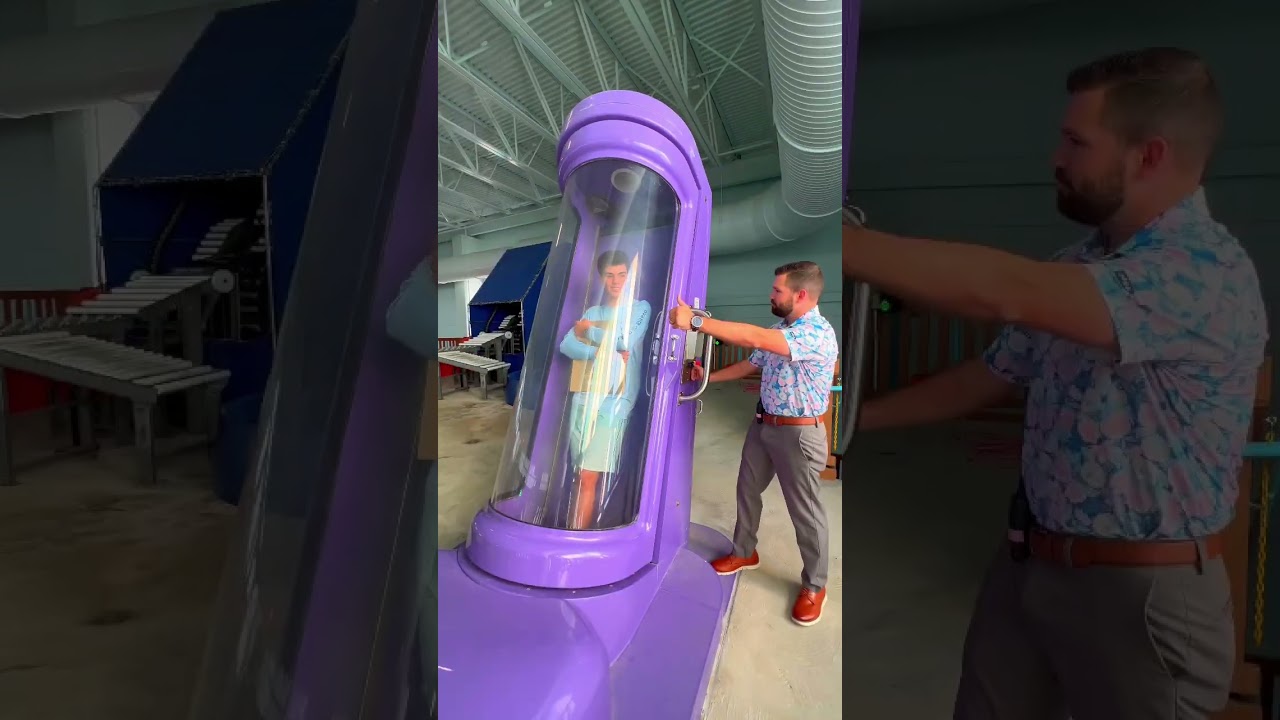 Gold Play Button Takes a Thrilling Ride Down Water Slide at Kalahari Resorts! 🏆💦