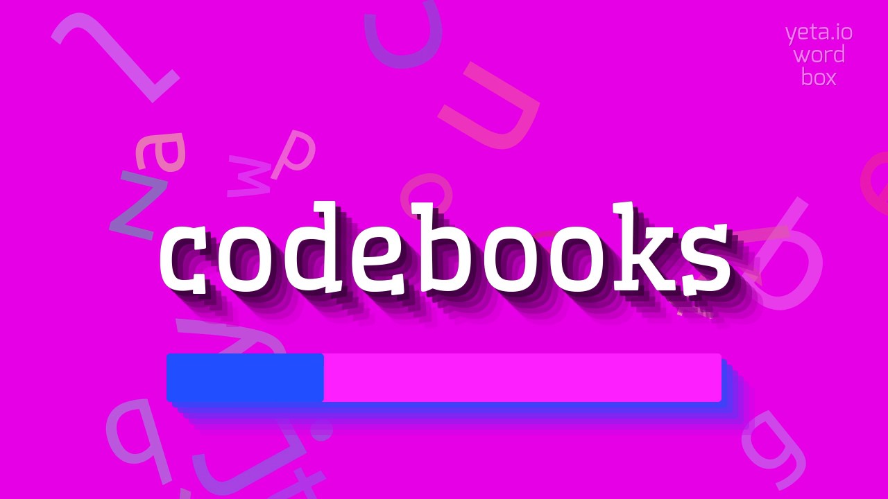 Pronunciation Guide: How to Say 'Codebooks'