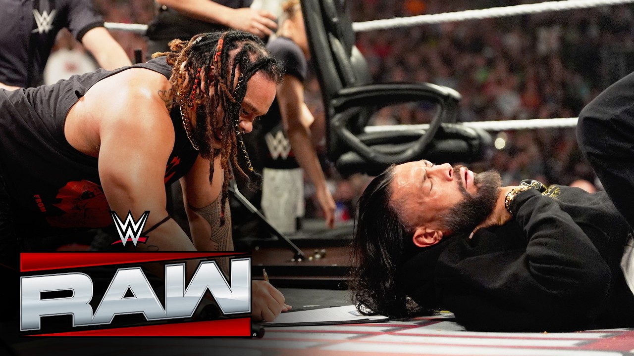 Jacob Fatu smashes Roman Reigns through a table with Tongan Death Grip: Raw highlights, May 4, 2026