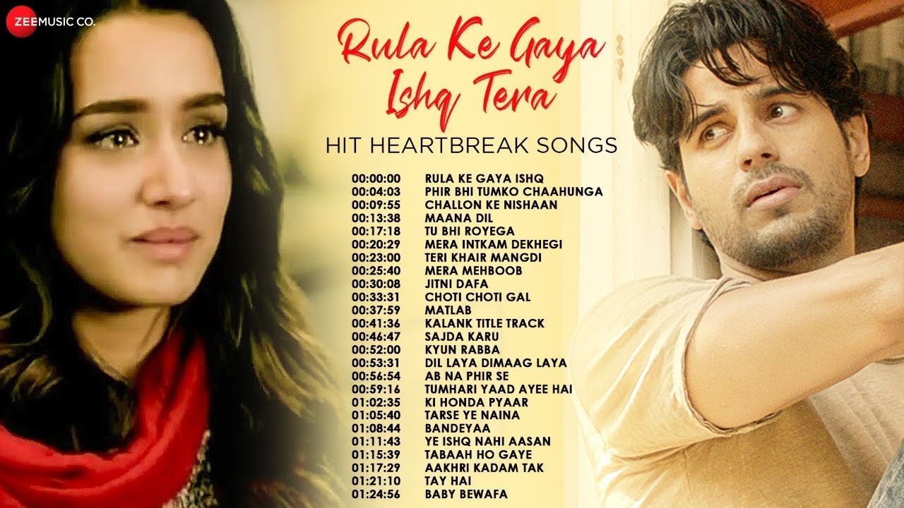 Top Heartbreak Songs: Rula Ke Gaya Ishq & More | Phir Bhi Tumko Chaahunga, Challon Ke Nishaan πΆ