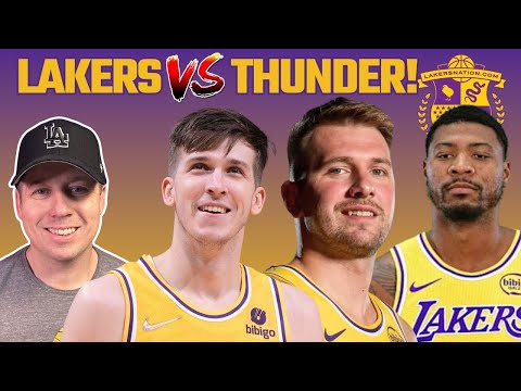 Lakers vs Thunder LIVE Play By Play And Reaction!