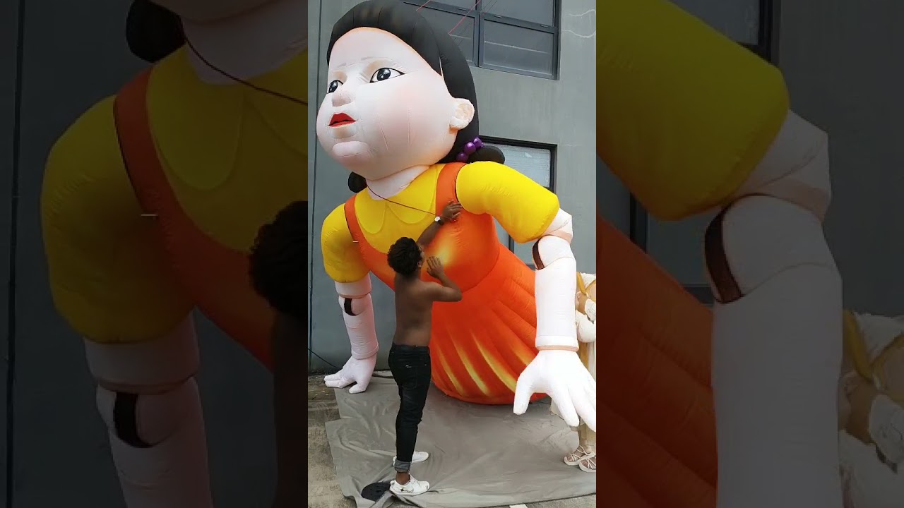 Inflatable Girl and Wooden People in Squid Game-inspired Korean Drama 🔥