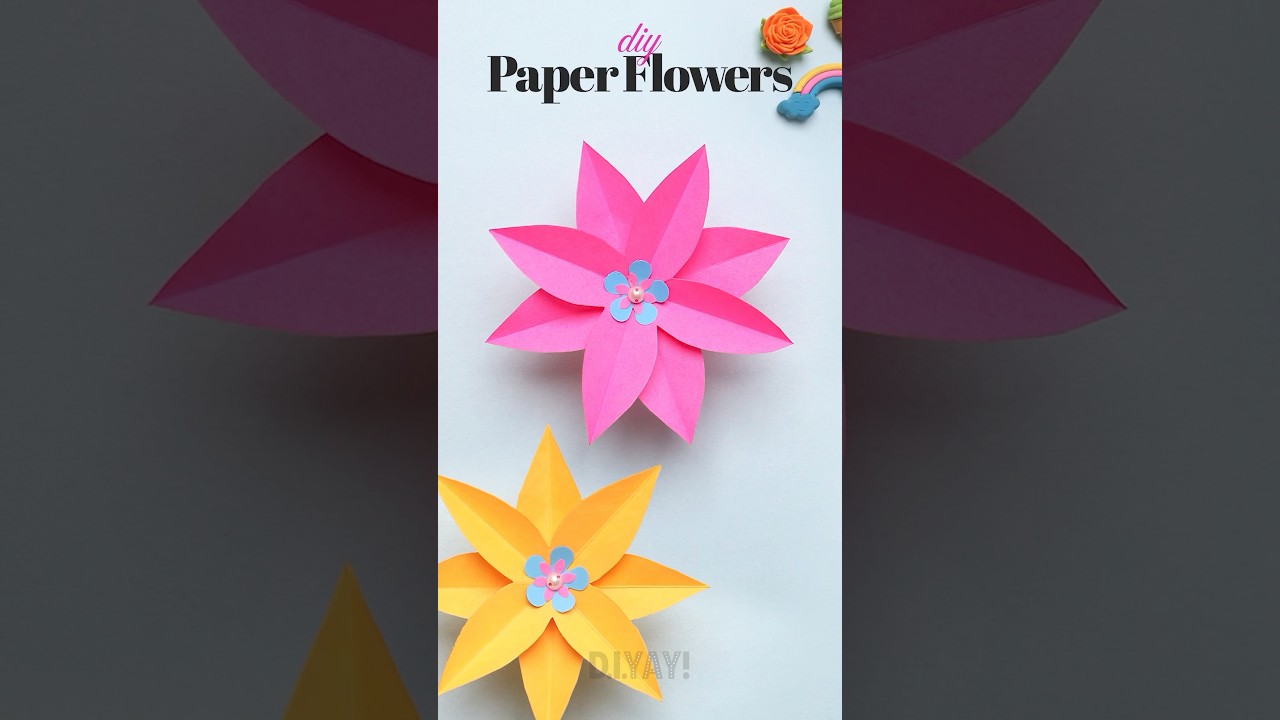 Create Stunning DIY Paper Flowers ๐ธ