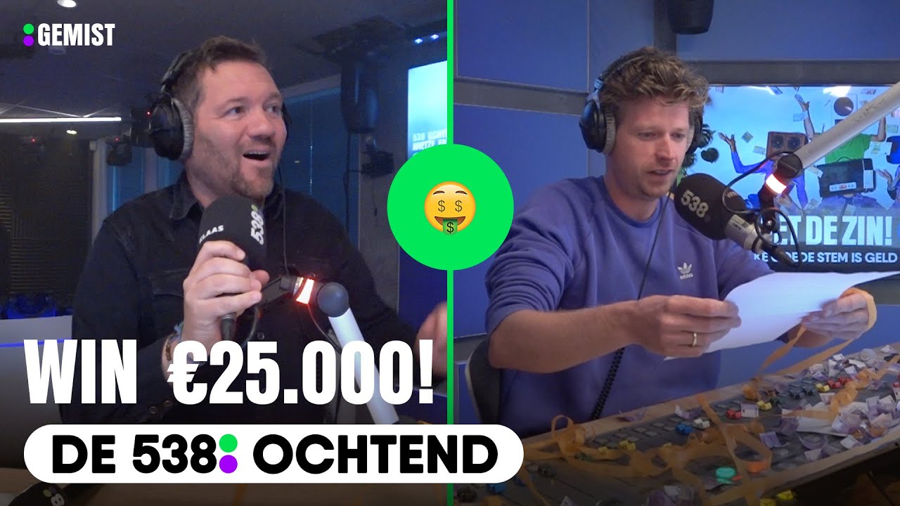 WIN MET DE ZIN is Terug! 💰 | 538 Gemist