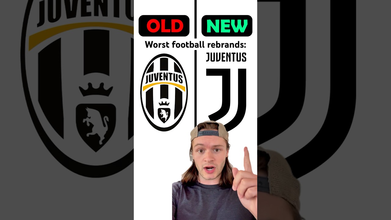 Worst Football Logo Changes: Juventus 2015/16 😕
