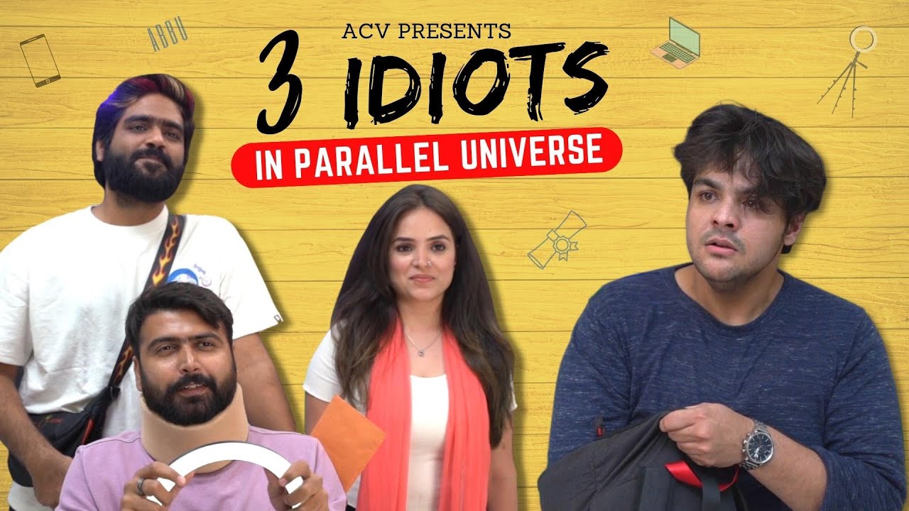 3 Idiots in Parallel Universe | Ashish Chanchlani 🎥
