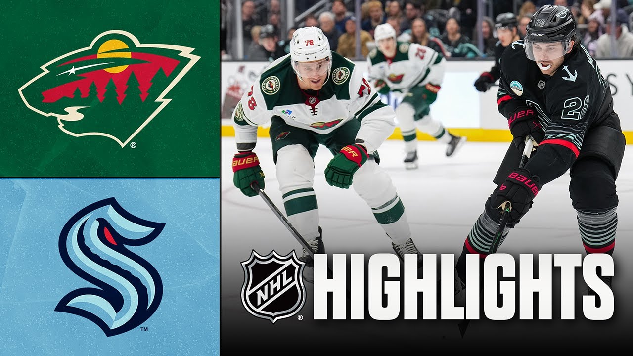 Wild vs. Kraken | NHL Highlights | December 08, 2025