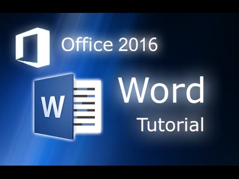 Microsoft Word 2016 Beginner Tutorial (13 mins) 📄