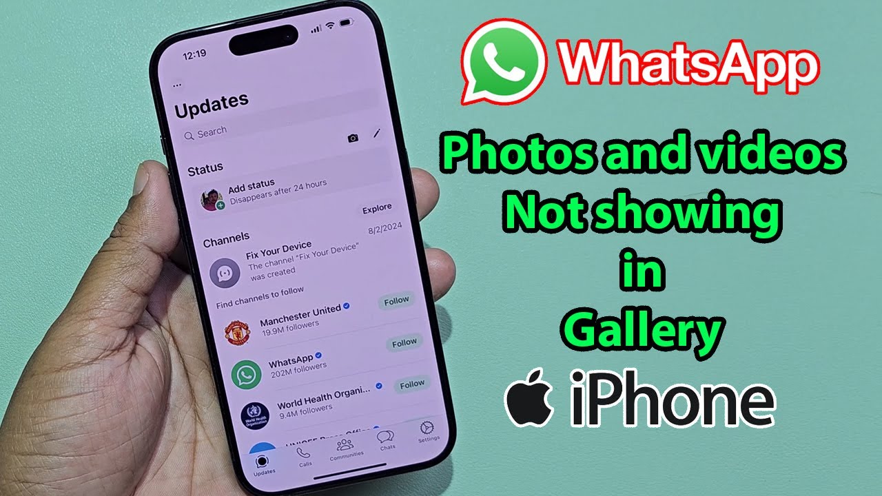 WhatsApp Photos Not Showing in iPhone Gallery 📱