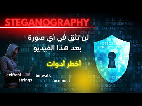 شرح steganography و digital forensics  بالعربية من الصفر | طريقك نحو احتراف الأمن السيبراني