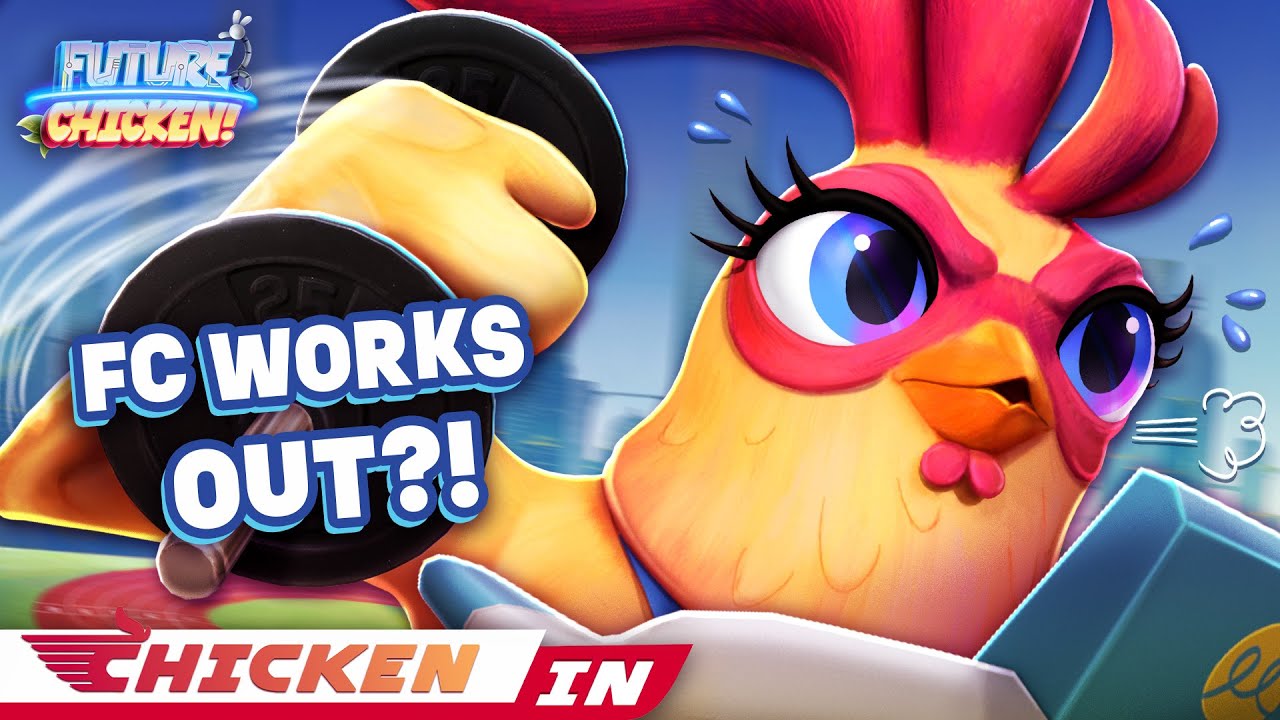Future Chicken Hits the Gym! 🐔